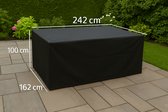 Beschermhoes Tuinmeubel 242x162x100 Zwart Tuinset / Hoes tuinmeubelen - Tuinsethoes - Loungesethoes