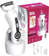 Bol.com NueNext 3 in 1 Ladyshaves Voor Vrouwen Gezicht - Oksels - Benen - Bikinilijn - Scheerapparaat Vrouw - Ontharingsapparate... aanbieding