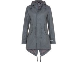 Grijze dames regenjas / parka HafenCity® van BMS XS