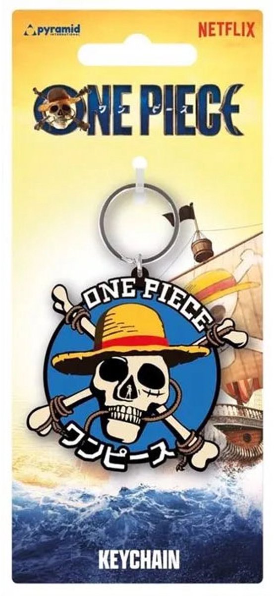 Pyramid Int. One Piece Live Action Rubberen Sleutelhanger-Straw Hat Crew Icon (Diversen) Nieuw