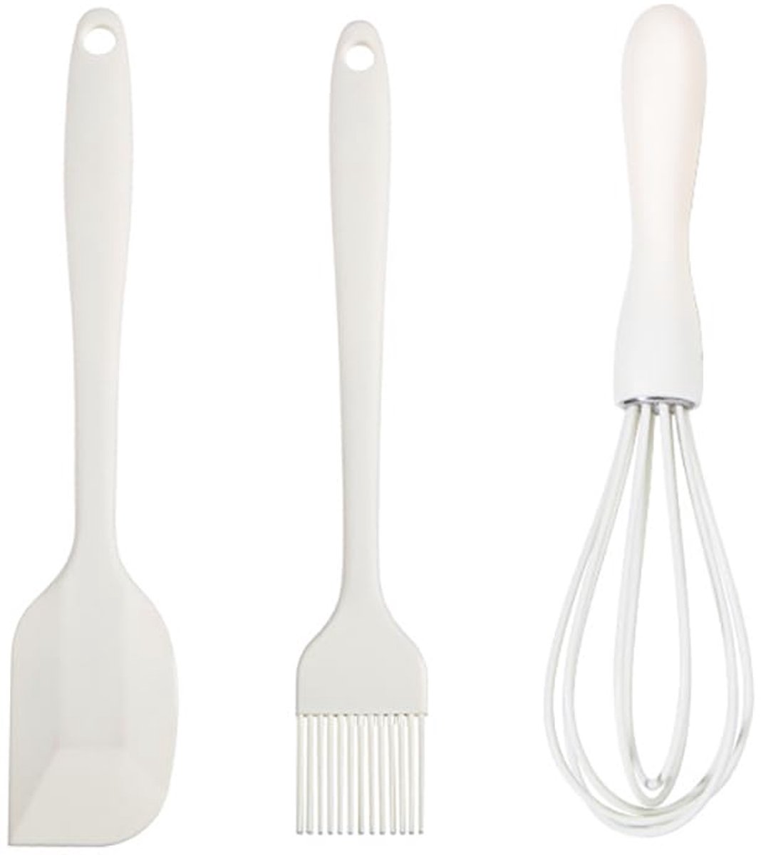 Ibenzoa® Koken en Bakken met Hoogwaardige Siliconen Keukengerei - Set van 3 Stuks