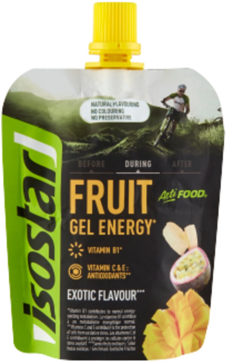 Goedkoopste 3x Isostar Actifood Exotic 90 gr