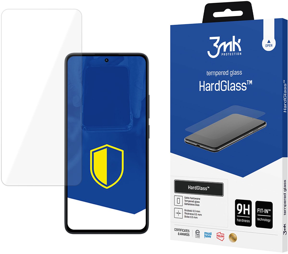 Gehard glas voor Redmi Note 13 5G - 3mk HardGlass