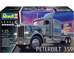 Revell Modelbouwpakket Militaire voertuigen - 12627 Peterbilt 359 - Amerikaanse Vrachtwagen Plastic - 1:25 - Modelbouw