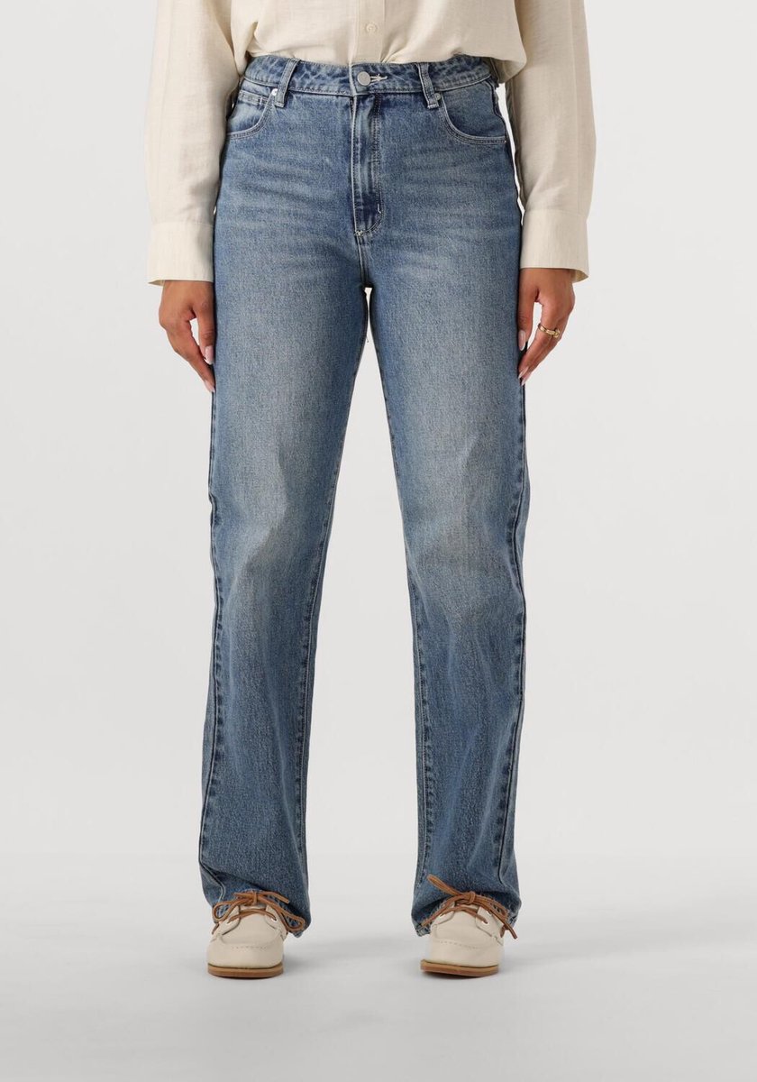 ABRAND JEANS High Straight Kim Jeans Dames - Broek - Blauw - Maat 27
