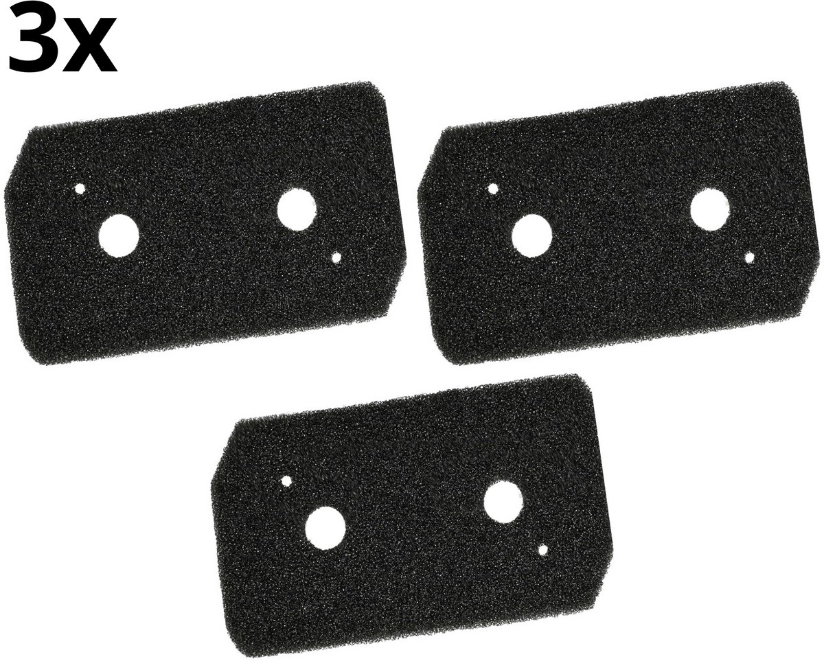 Bramokava – Droger Filter – 3 Stuks – Geschikt voor Bosch Siemens - Condensor Wasdroger Droogkast Schuimfilter – Alternatief voor 12007650 – 225x125x20 mm
