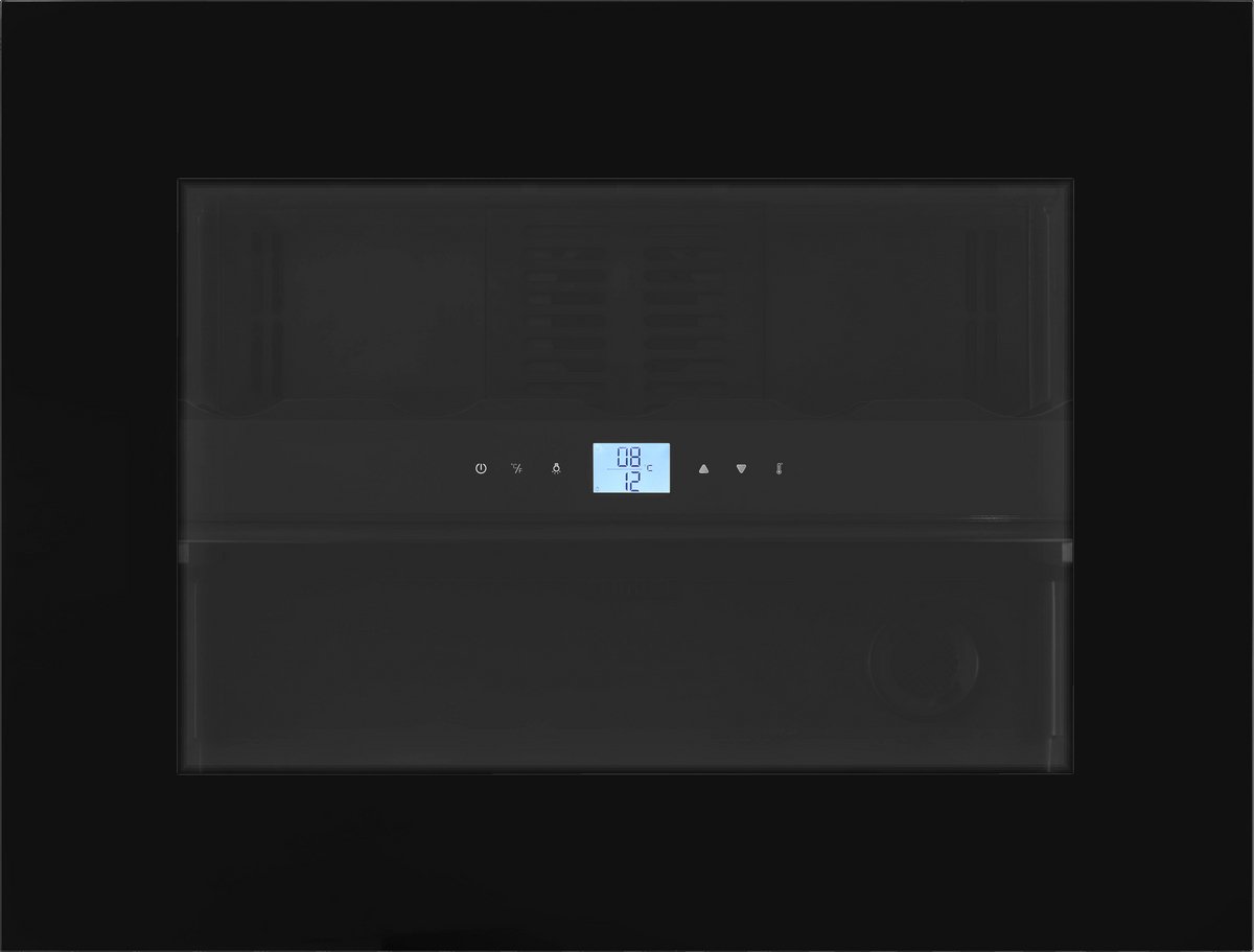 Le Chai LBN200POV - Inbouw wijnkoelkast met 2 zones voor 20 flessen - nis 45 cm H - Push Open - Geventileerd - 35 dB