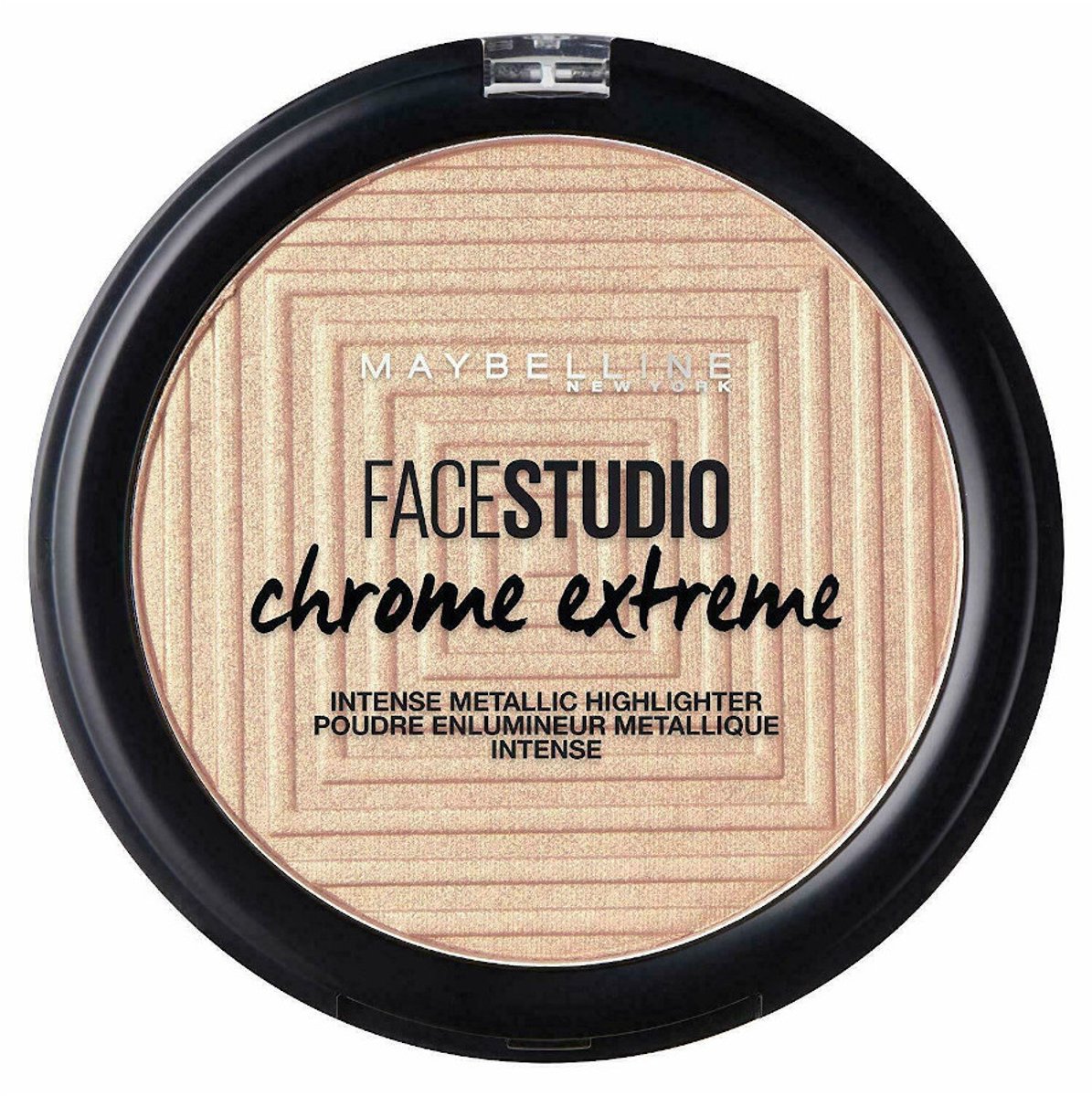 Bol.com Maybelline Facestudio Chrome Extreme Intense Metallic Highlighter - 300 Sandstone Shimmer aanbieding