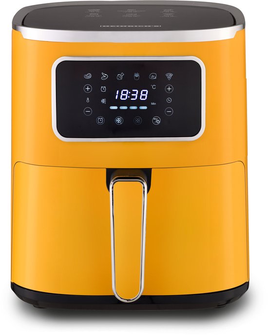 Heinrich's HFR 8216 Heteluchtfriteuse 5L Geel - Heinrich's - €59,95