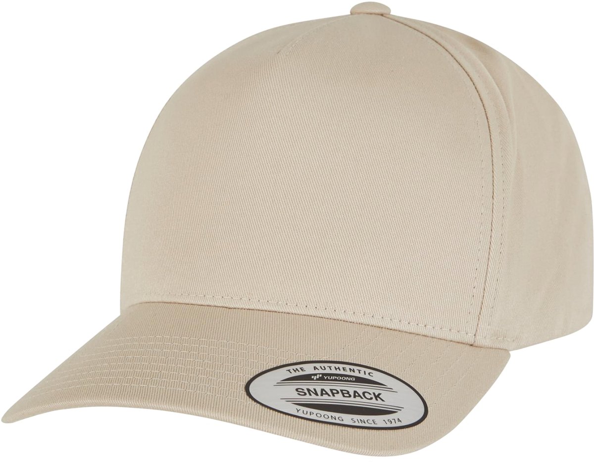 Flexfit - 5-Panel Curved Classic Snapback Pet - Beige
