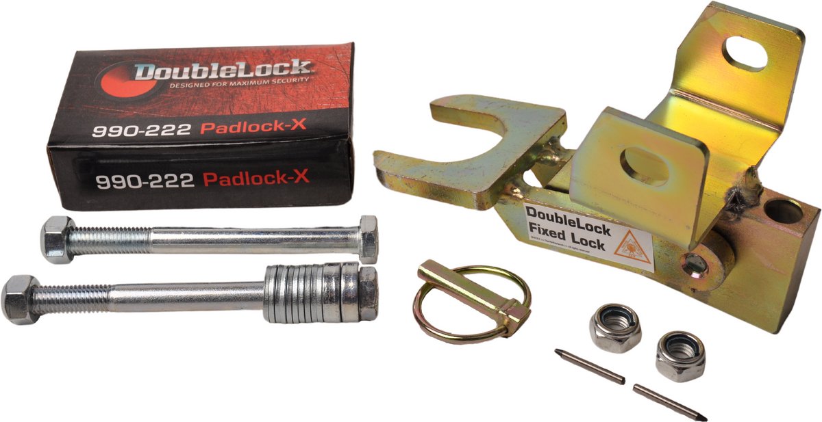 DoubleLock Type C Fixed Lock - SCM gekeurd onderbouw disselslot voor geremde koppelingen