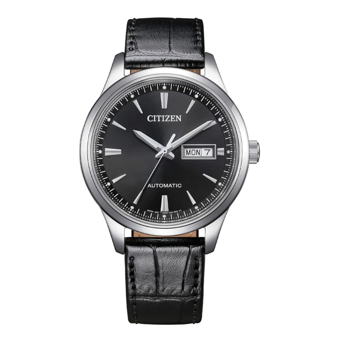Citizen NY4058-01E Horloge - Leer - Zwart - Ø 40 mm
