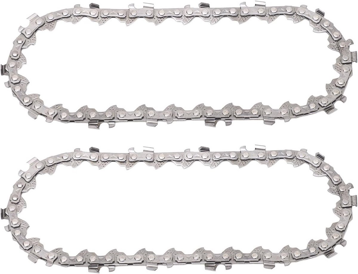4 Inch Mini-kettingzaagketting - 2 Stuks met 28 Aandrijfschakels