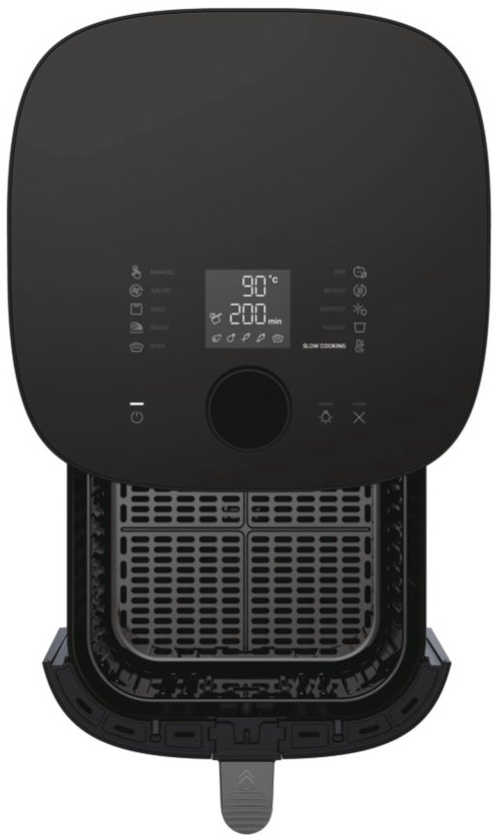 Afbeelding 3 van Haier HAF5TWA 011 Air Fryer - 7 l - 2000 W - Glass Window - 9 in 1 - internal LED verliching - Heteluchtfriteuse - kan in de vatwasser - 40ºC tot 200ºC - Zwart - 10 jaar garantie op onderdelen
