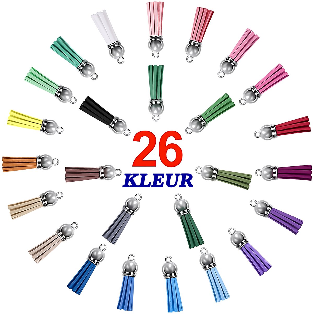 155-Delig DIY Sleutelhangers Maken Knutselpakket met Sleutelringen, Kwastjes, Blanco Transparant Plastic Plexiglas - Foto/Sleutellabels Personaliseren - Knutselen Meisjes, Jongens, Volwassenen Sieraden Hobby - Leeg Acryl Plaat Keychain Graveren — afbeelding 3
