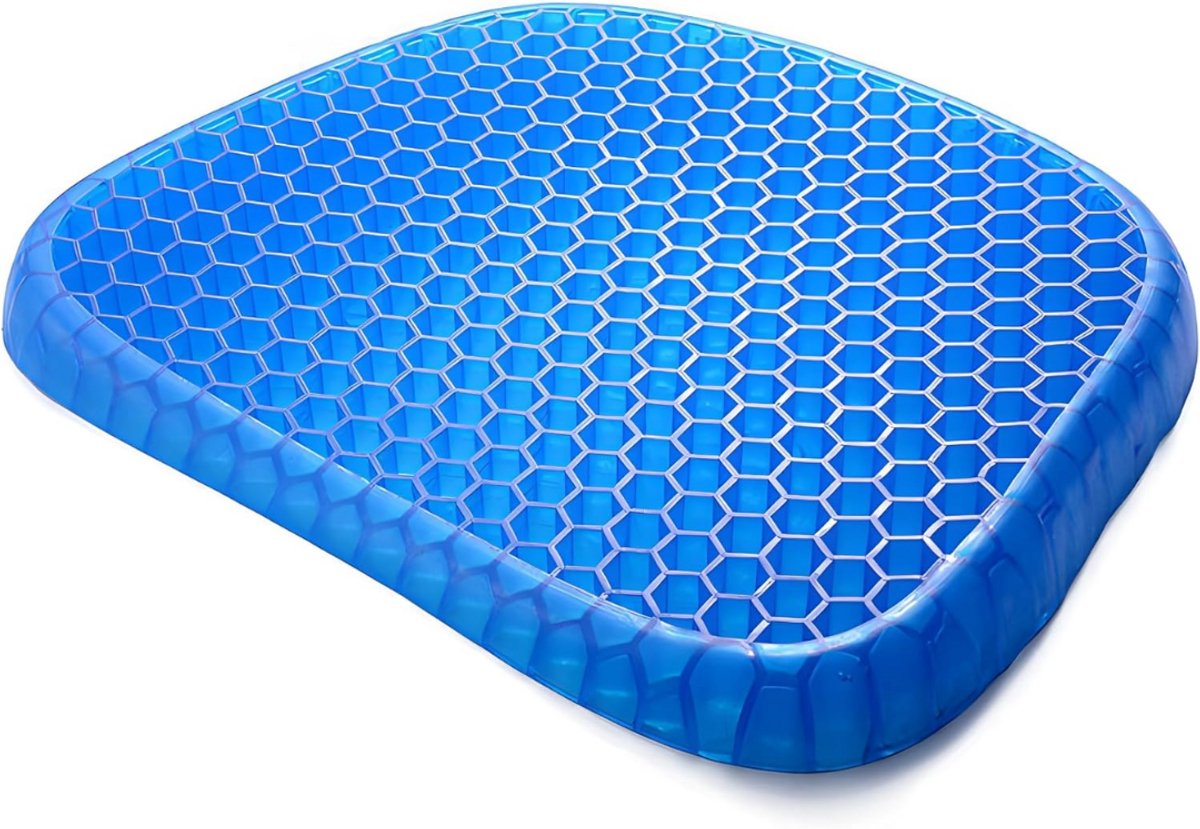 Gelkussen voor Zitontlasting - Zitkussen - Ergonomisch Kussen voor Stoel