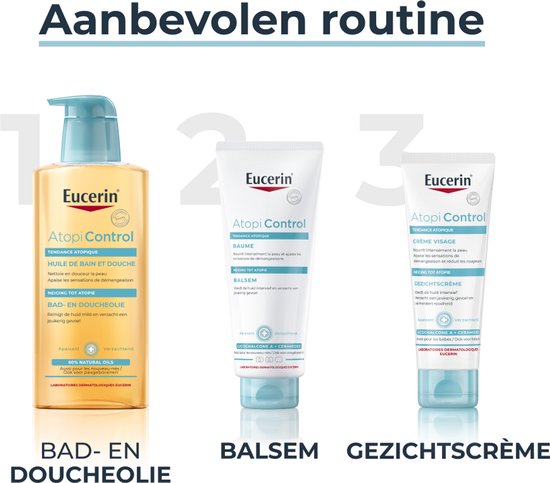 Eucerin AtopiControl Bad- en Doucheolie - Shower Oil - Droge Huid - Geschikt voor Eczeem - 400 ml