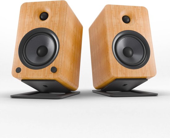 Desktop Speaker Stands for Large Speakers - Set of 2 (Black) - Kanto S6 speaker stands for table monitor van Kanto — afbeelding 3