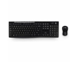 Logitech MK270 - Draadloos Toetsenbord en Muis - Qwerty