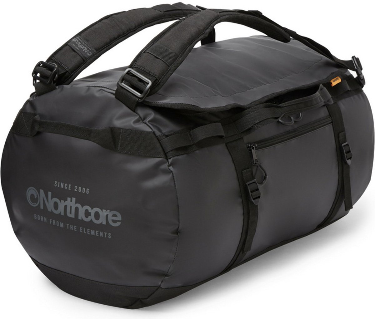 2025 Northcore Duffeltas 110L - Black / Grijs