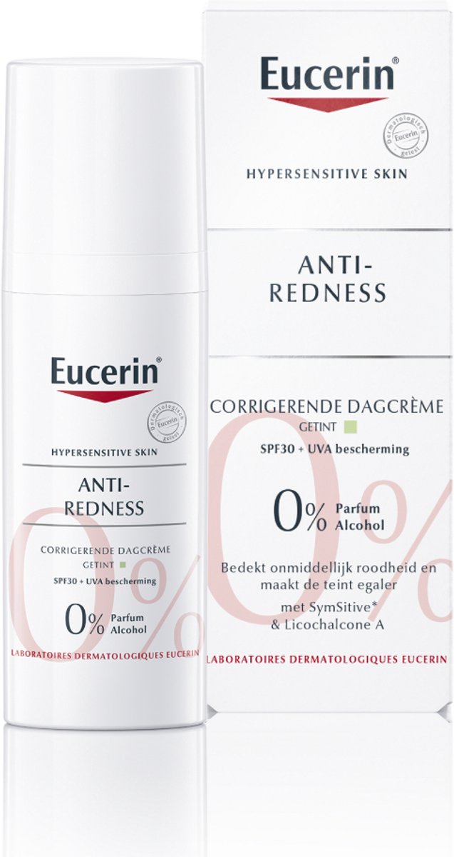 Bol.com Eucerin AntiREDNESS Corrigerende Crème - Rosacea Crème - Roodheid Gezichtscrème - Dagcrème & nachtcrème - 50 ml aanbieding