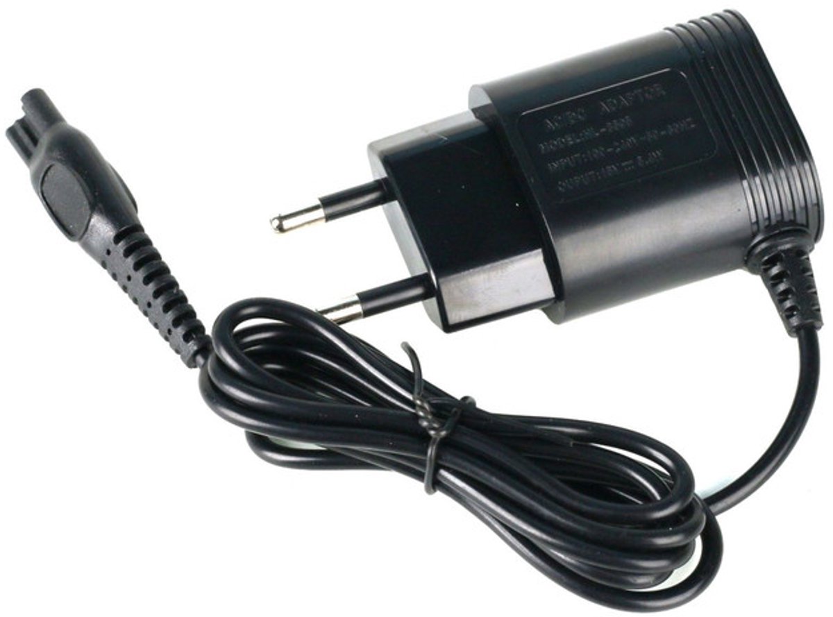 Oplader Adapter geschikt voor onder andere Philips A00390 OneBlade, QP2520/90, QP2520/70, QP2520/72 etc. - 4.3V, 0.7A - zwart