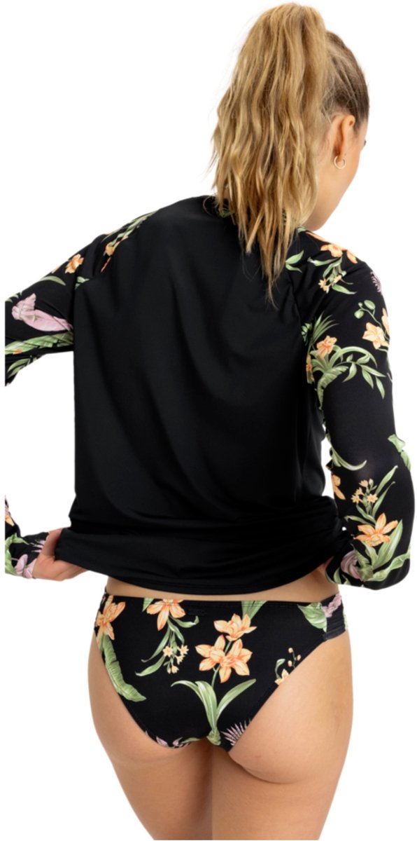 2025 Roxy Dames Lange Mouw Lycra Vest - Anthracite Island E
