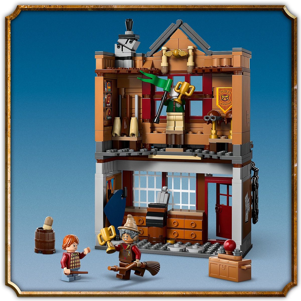 LEGO Harry Potter Zwik & Zwachtels Zwerkbalpaleis en IJssalon Set - 76452 – foto 4