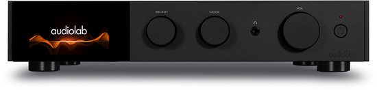 Audiolab 9000A - Geïntegreerde Versterker - Opticaal & Coax uitgang - MM Phono Stage – Zwart