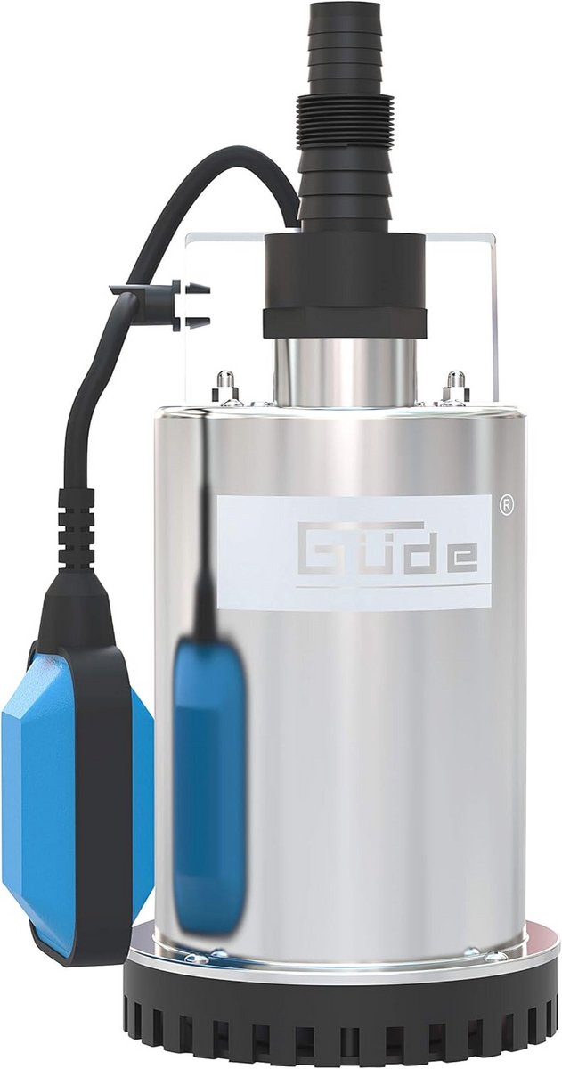Platte Zuigerpomp 400W - Dompelpomp voor Afwatering en Irrigatie - Capaciteit 700 l/u, Roestvrij Staal