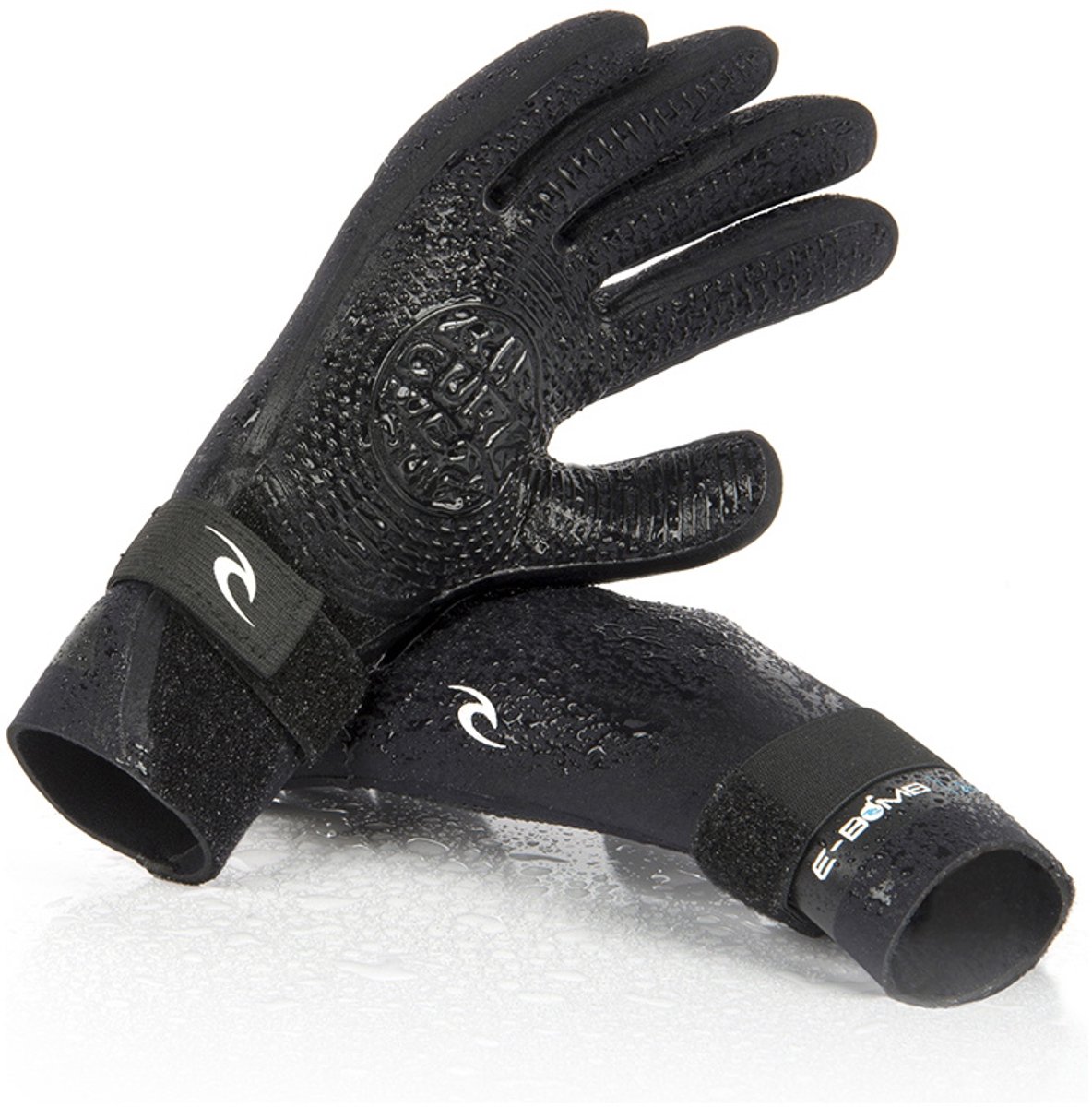 2025 Rip Curl E-Bomb 2mm 5 Finger Neoprene Gloves Black