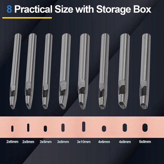 Leer Gatenpons Toolset,4X Tand Veterstikpons