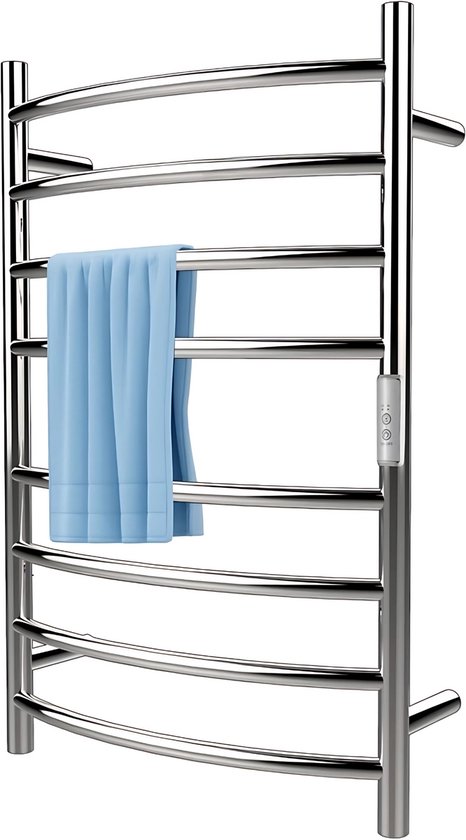 Elektrisch handdoekrek - Badkamer - Radiator - Droogrek - 125W - 8 ...