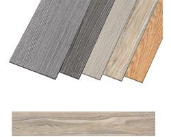 PVC laminaat zelfklevend set (18 Stuks, 2,51m²) Waterdicht & Anti - Ritsel voor Keuken, Woonkamer en Balkon, Mat houtbruin