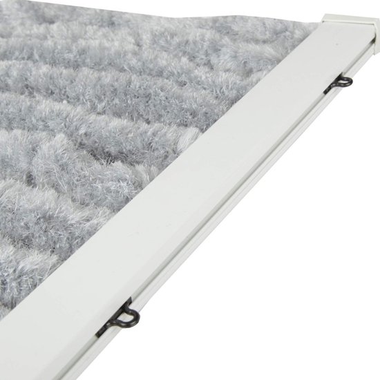 CRLYN® Vliegengordijn Kattenstaart - Hordeur - Vliegengordijn - Donkerblauw met Wit — afbeelding 4