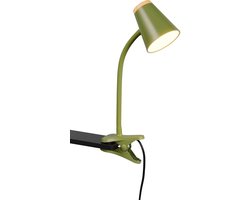 REALITY PONGO - Klemlicht - Groen - incl. 1x SMD 4,5 W - Flexibel - LED-printplaat met hoog voltage - Niet dimbaar - Klemlamp