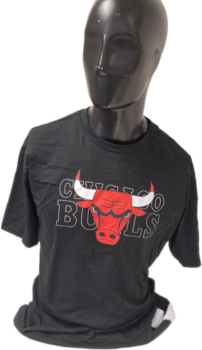 CHICAGO BULLS- NEW ERA -T-SHIRT Zwart