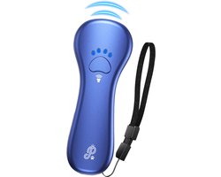Pashito Ultrasoon Anti Blaf Apparaat Plus | Anti Blafband Alternatief Grote & Kleine Honden | Hondentraining | Hondenverjager | Hondenfluitje | Blauw
