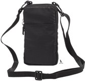 San Vitale® - Telefoon tasje - Heuptas - Wandel/Sport/Mobiele Telefoon/Smartphone - Zwart
