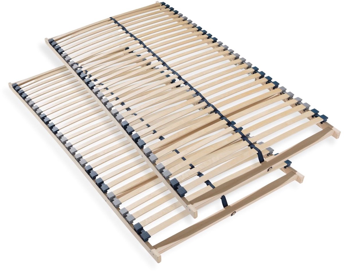 Sleepneo Lattenbodem 160x200 - 7 zones - Beukenhouten Frame - Bedbodem