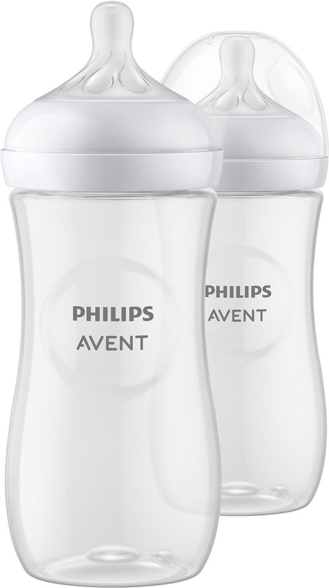 Philips Avent Natural Response Babyflessen 330ml – Flow 4- 2 flessen - SCY906/02