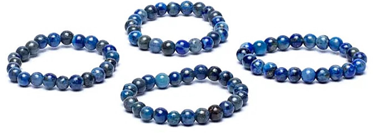 Ring lapis lazuli elastisch