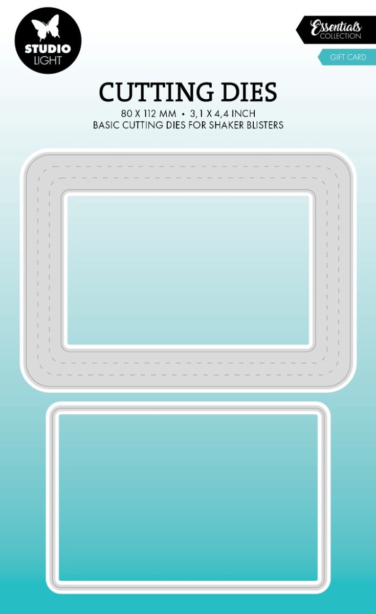 Cutting die Gift card blister - Essentials nr. 1001