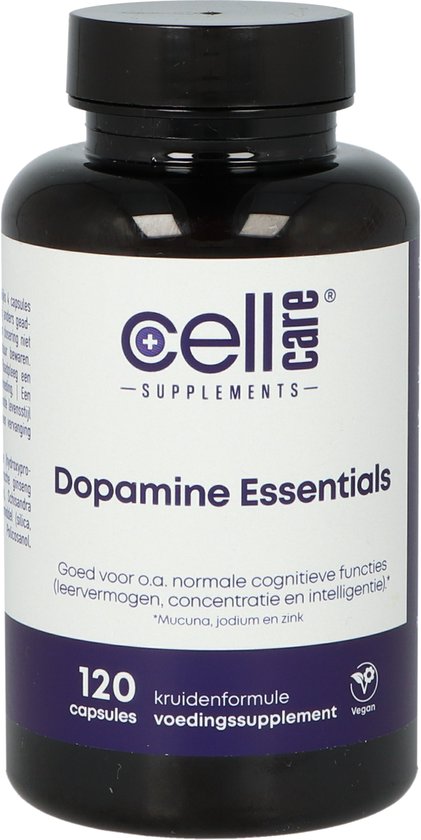 Foto: Focus formule 60 capsules nootropic concentratie geheugen energie mentale balans bacopa monnieri rhodiola ginseng l theanine guarana vegan