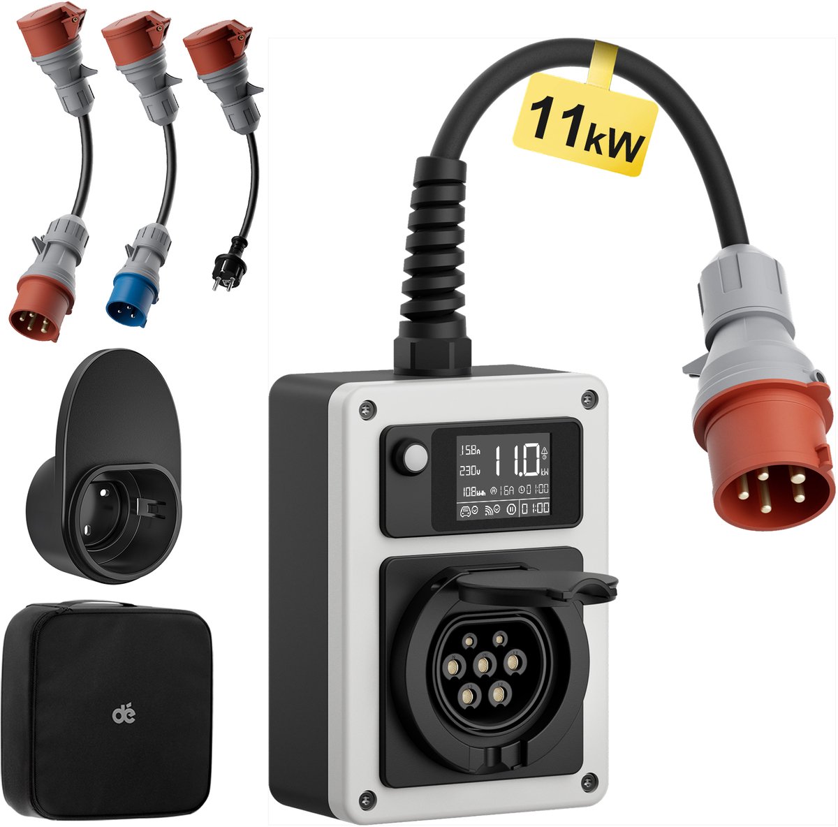 dé Mobile Wallbox 11kW met APP - Snel en handig opladen