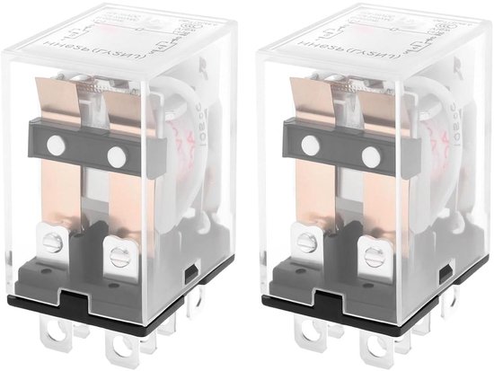 LY2NJ Leistungsrelais 220V 10A - 2 Stück 8-polig Für Industrie Und Haushalt