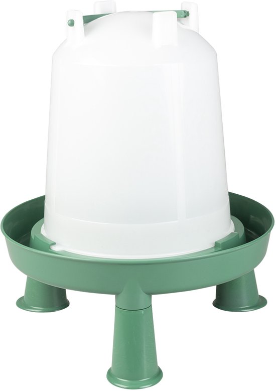 Duvoplus - Voersilo - Kip - Drinkklok Eco Schroef Met Handvat & Pootjes 3l Groen - 1st