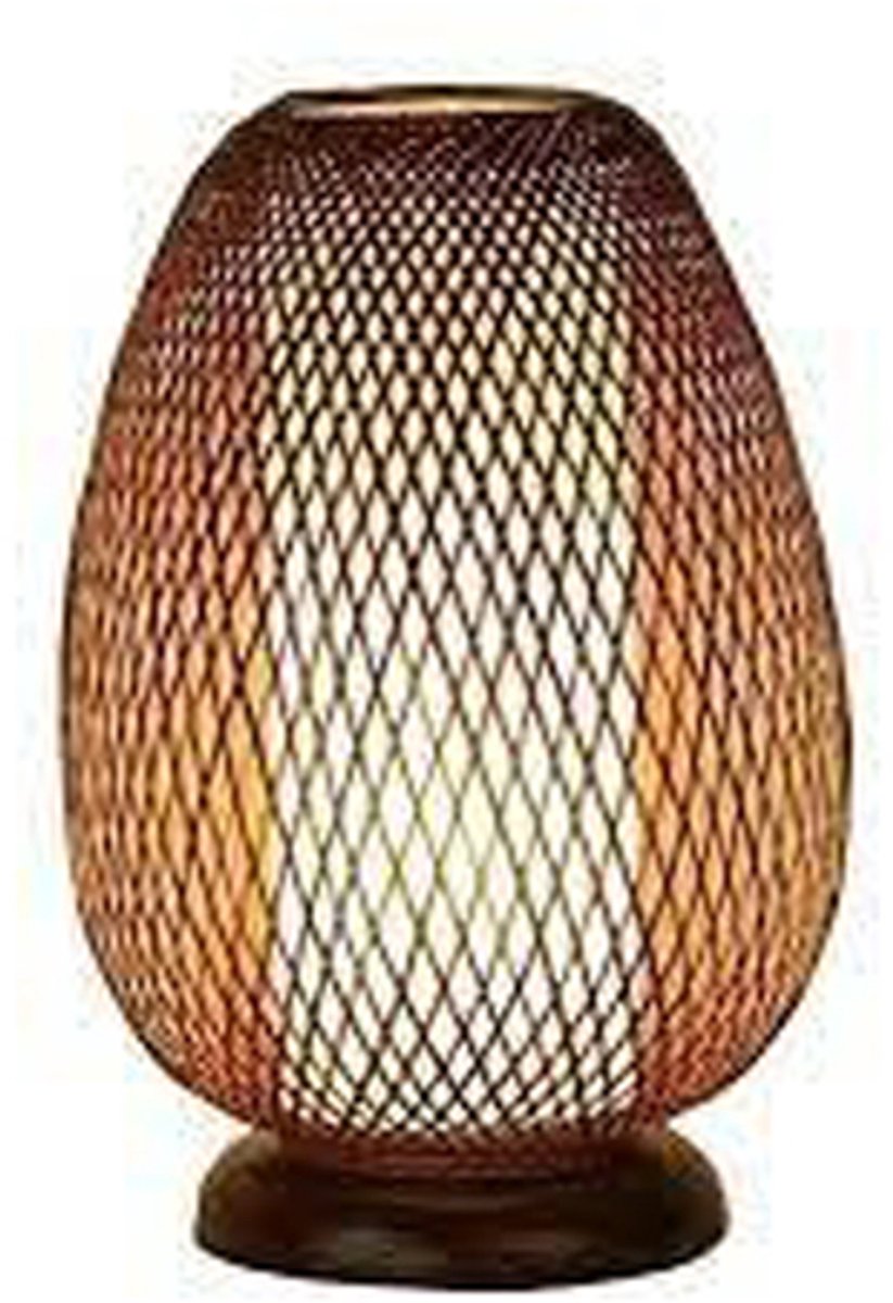 Fine Asianliving Japanse Bamboe Webbing Tafellamp - Seiji D26xH38cm