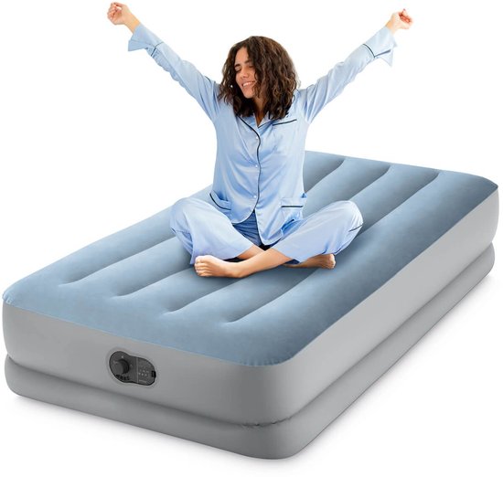 Intex Dura-Beam Comfort luchtbed - Eenpersoons - 191 x 99 x 36 cm - Inclusief reparatiekit van Intex — afbeelding 3