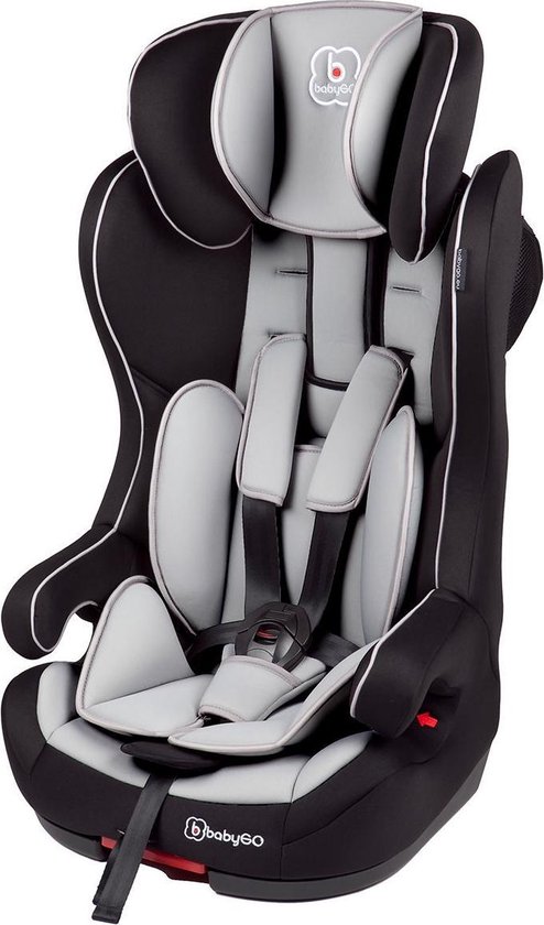 Integratie Achtervolging Terugroepen Autostoel BabyGO IsoFix Grijs (9-36kg) (370-1) | bol.com